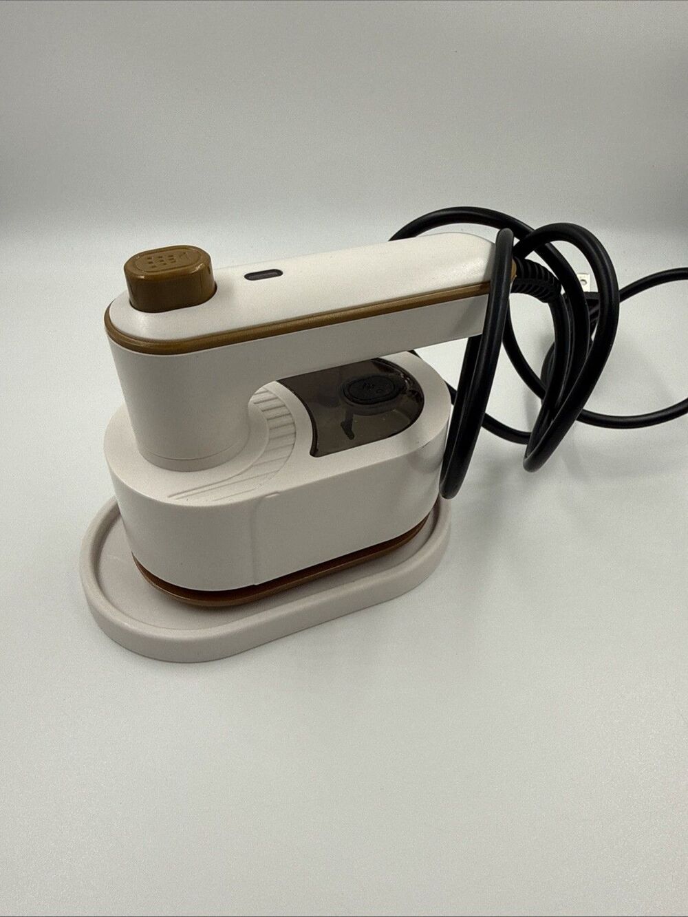 New Travel Mini Steam Iron Portable Micro Small With Rotating Handle & Stand